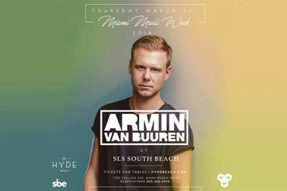 Armin And Friends Pool Party x Miami Music Week 2018