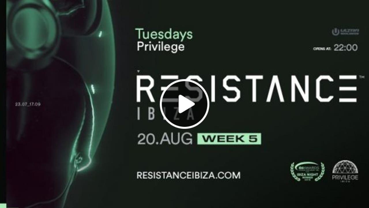 Carl Cox & Joseph Capriati - Live @ Resistance Main Room Week 5, Privilege Ibiza 2019